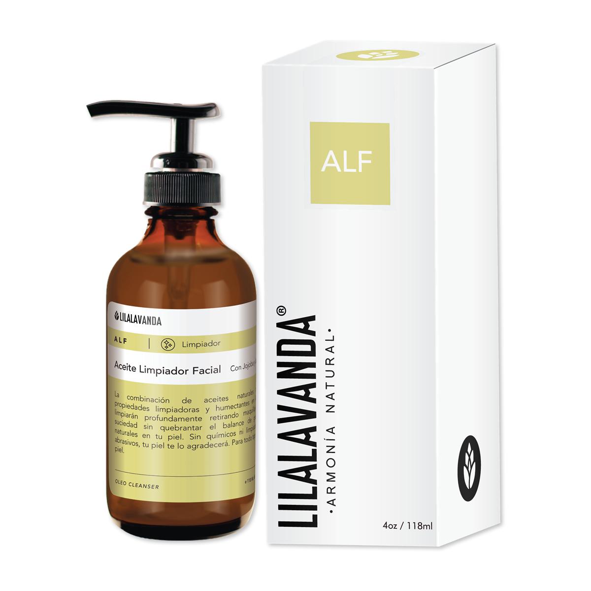 ALF Aceite limpiador facial con jojoba y lavanda, facial oil cleanser,  cosmética natural, para todo tipo de piel – LilaLavanda